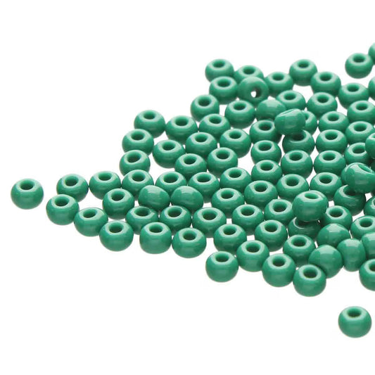 11/0 Preciosa Forest Green OP