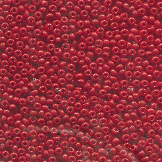 11/0 Preciosa Red