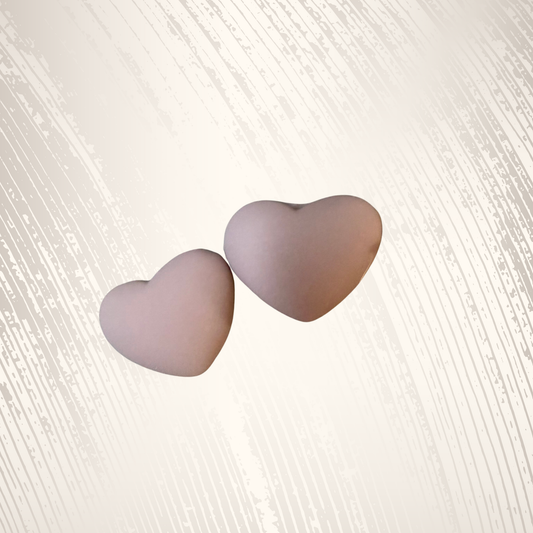 Mauve Hearts 17x22cm