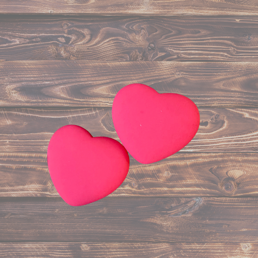 Hot Pink Hearts 23x27cm